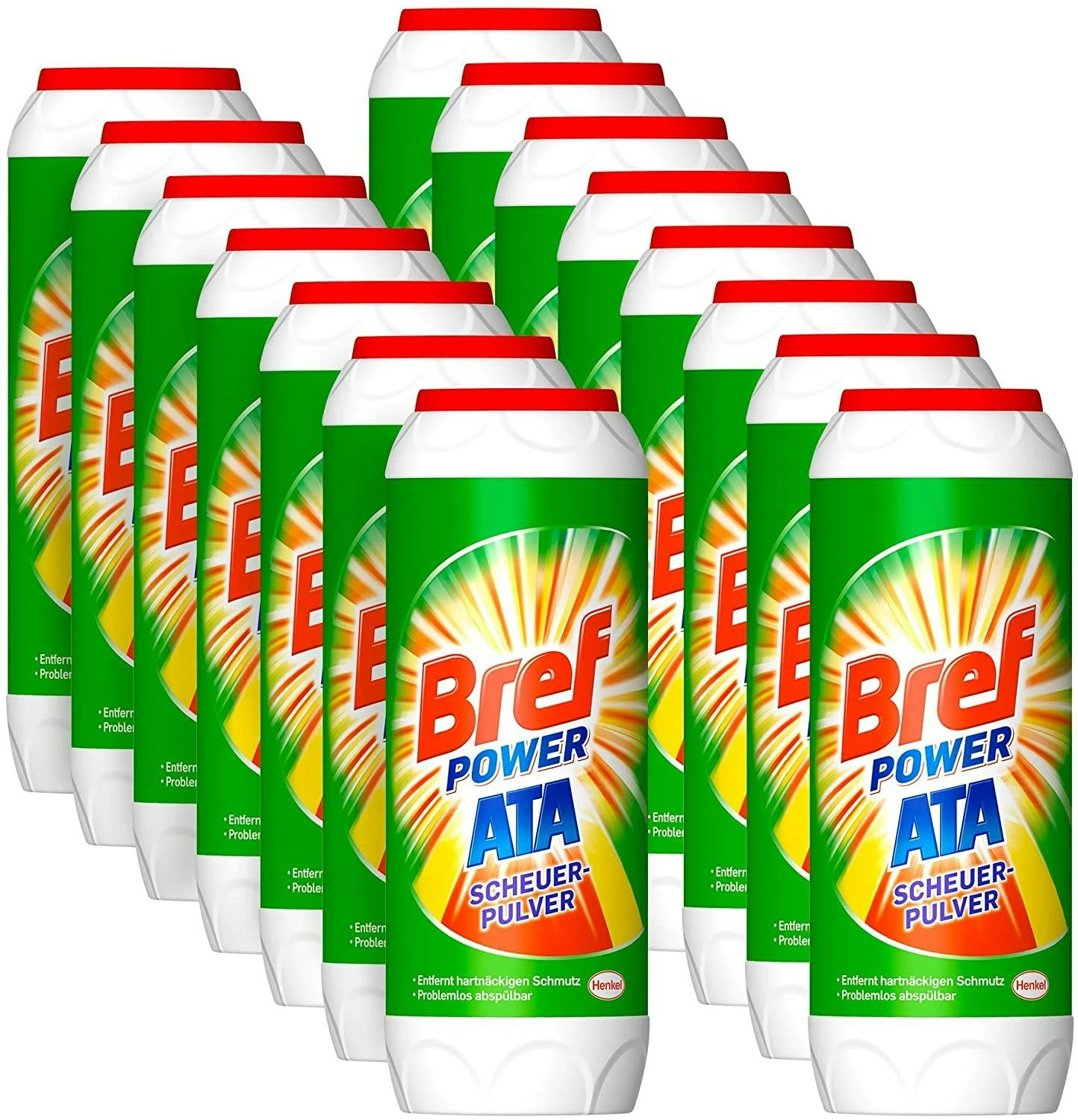 Bref Power ATA Scheuerpulver 15er Pack Gegen Hartnäckige Verschmutzungen 15x500g 1 Bref Power ATA Scheuerpulver 15er Pack Gegen Hartnäckige Verschmutzungen 15x500g