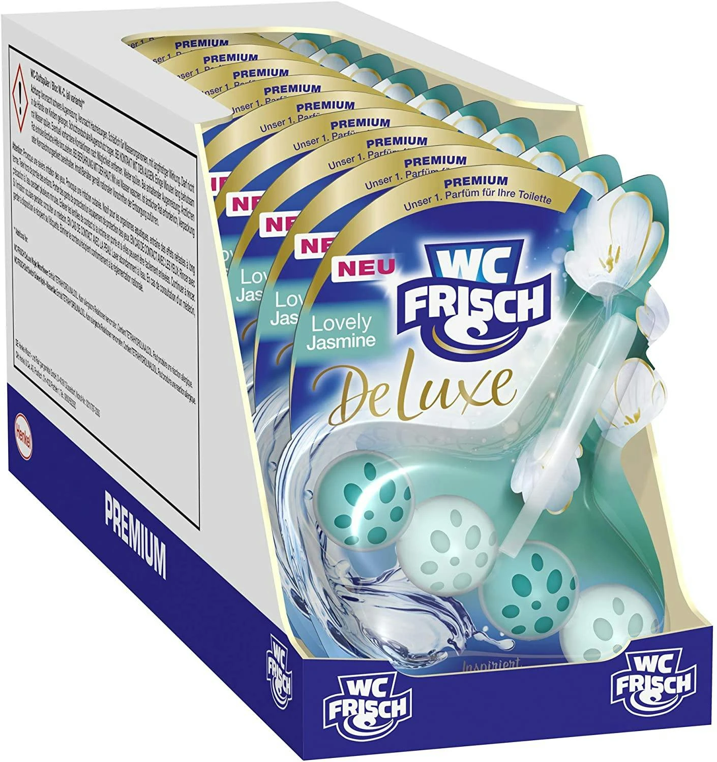 WC FRISCH DeLuxe Delicate Magnolia 10x50g WC Reiniger WC Duftspüler Reinigung 4 WC FRISCH DeLuxe Delicate Magnolia 10x50g WC Reiniger WC Duftspüler Reinigung – Bild 4