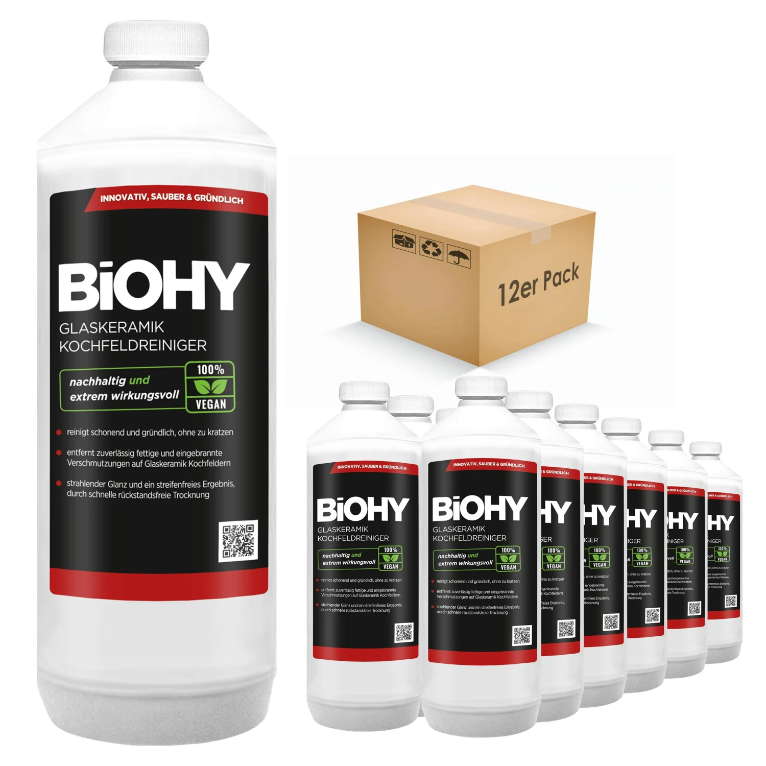BiOHY Intensivreiniger Universal (12x1l Flasche) | Hochleistungs-INDUSTRIEREINIGER | Grundreiniger Ideal Für Hochdruckreiniger, Schaumarm 7 BiOHY Intensivreiniger Universal (12x1l Flasche) | Hochleistungs-INDUSTRIEREINIGER | Grundreiniger Ideal Für Hochdruckreiniger, Schaumarm – Bild 7