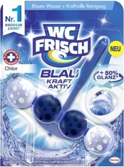 WC FRISCH Kraft Aktiv 4er Pack Blauspüler Chlor WC-Reiniger 4x1 Stück Farbspüler -Haushaltspower Deutschland Verkaufs-Shop 466eaaba 9d65 4c9f bdb4 45a53085e2c8 8