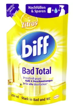 Biff Bad Total Zitrus Badreiniger Reiniger Reinigungsmittel 6x250ml Nachfüllpack -Haushaltspower Deutschland Verkaufs-Shop 49c9bee8 1ed2 4aed bea4 2a17fc826cce