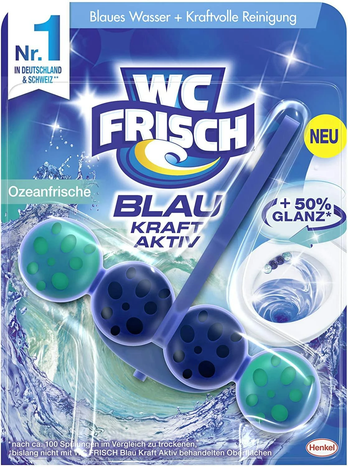 WC-Frisch Kraft Aktiv Duftspüler Blütenfrische 5x150g WC Reiniger Reinigung 7 WC-Frisch Kraft Aktiv Duftspüler Blütenfrische 5x150g WC Reiniger Reinigung – Bild 7