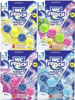 WC FRISCH Kraft Aktiv 4er Pack Blauspüler Chlor WC-Reiniger 4x1 Stück Farbspüler -Haushaltspower Deutschland Verkaufs-Shop 57a5aa99 614d 4e11 804f d70bbbf58ff9 2
