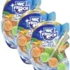 WC-Frisch Duft Switch 3er Pack Pfirsich Apfel WC-Reiniger 1x3 Stück Duftspüler