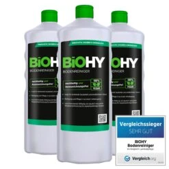 BiOHY Bodenreiniger (9x1l Flasche) | Konzentrat Für Alle Reinigungsgeräte Und Alle Hartböden | Angenehmer Geruch Und Streifenfreie Reinigung -Haushaltspower Deutschland Verkaufs-Shop 6884f663 985d 4064 872a 930aae672b4a 1