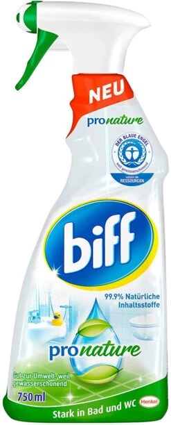 Biff Pro Nature 8x750 Ml Badreiniger Sprühflasche 8er Pack Reiniger Gegen Kalk -Haushaltspower Deutschland Verkaufs-Shop 6be6fe07 0ab7 4f0f 8752 7395fecc3625
