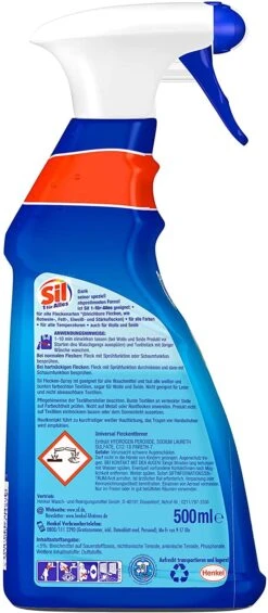 Sil 1 Für Alles Fleckenspray Fleckentferner Reiniger 500 Ml Reinigungsmittel -Haushaltspower Deutschland Verkaufs-Shop 77c508ae 917e 49f6 bfe6 99c8732630eb 1