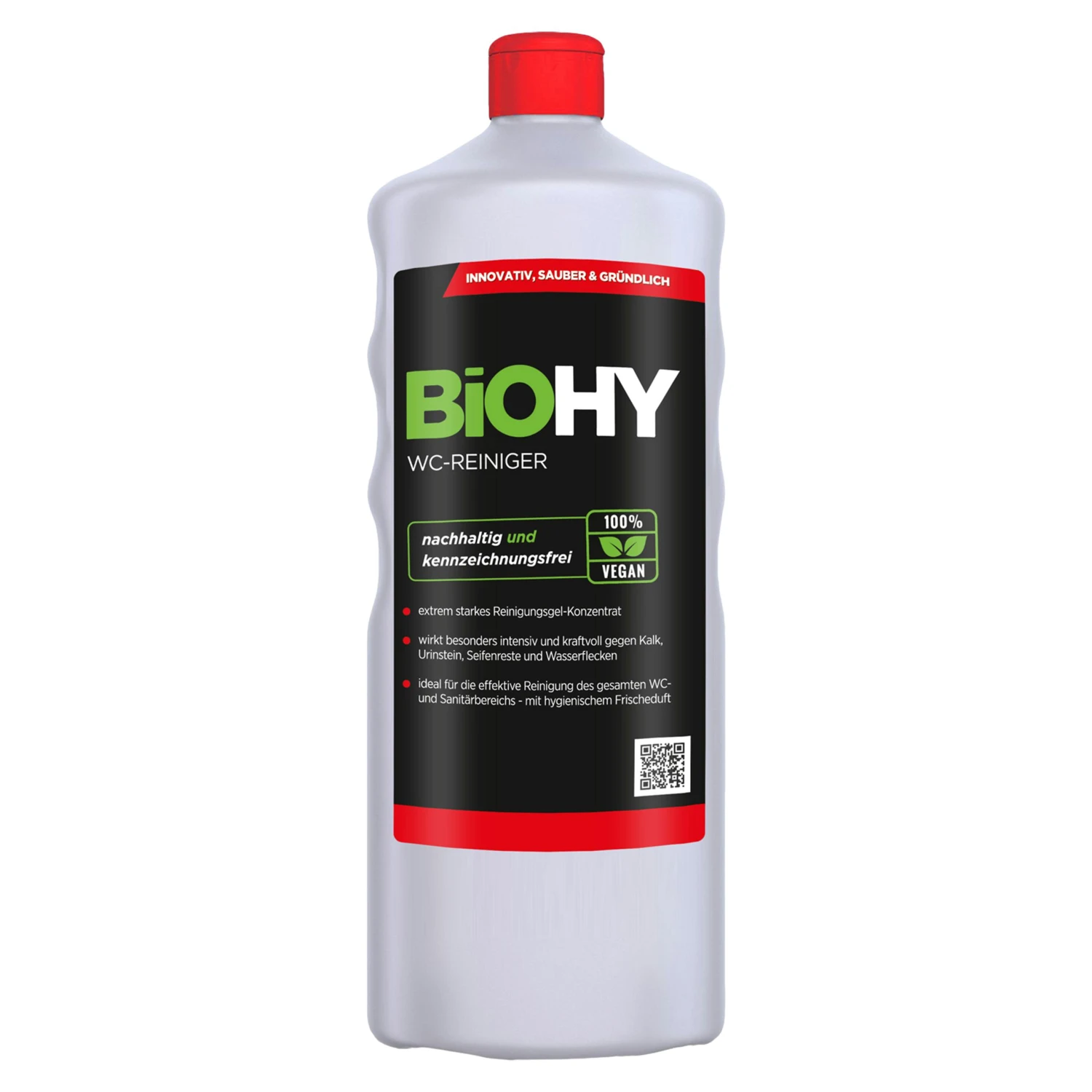 BiOHY WC-Reiniger (9x1l Flasche) | EXTRA STARK | Profi Bio Konzentrat | Dickflüssiges Reinigungs-Gel | Ideal Gegen Urinstein 4 BiOHY WC-Reiniger (9x1l Flasche) | EXTRA STARK | Profi Bio Konzentrat | Dickflüssiges Reinigungs-Gel | Ideal Gegen Urinstein – Bild 4