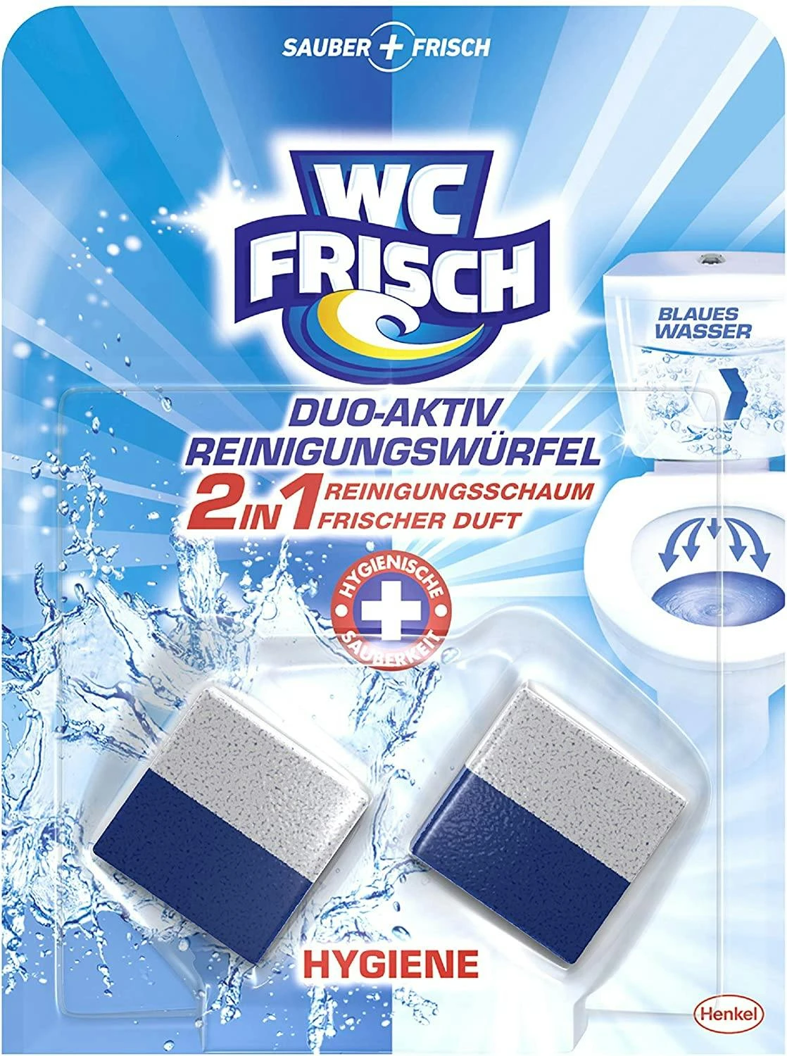 WC FRISCH Duo-Aktiv Reinigungswürfel Für Wasserkästen 5x 2 Stück Bad Reinigung 4 WC FRISCH Duo-Aktiv Reinigungswürfel Für Wasserkästen 5x 2 Stück Bad Reinigung – Bild 4