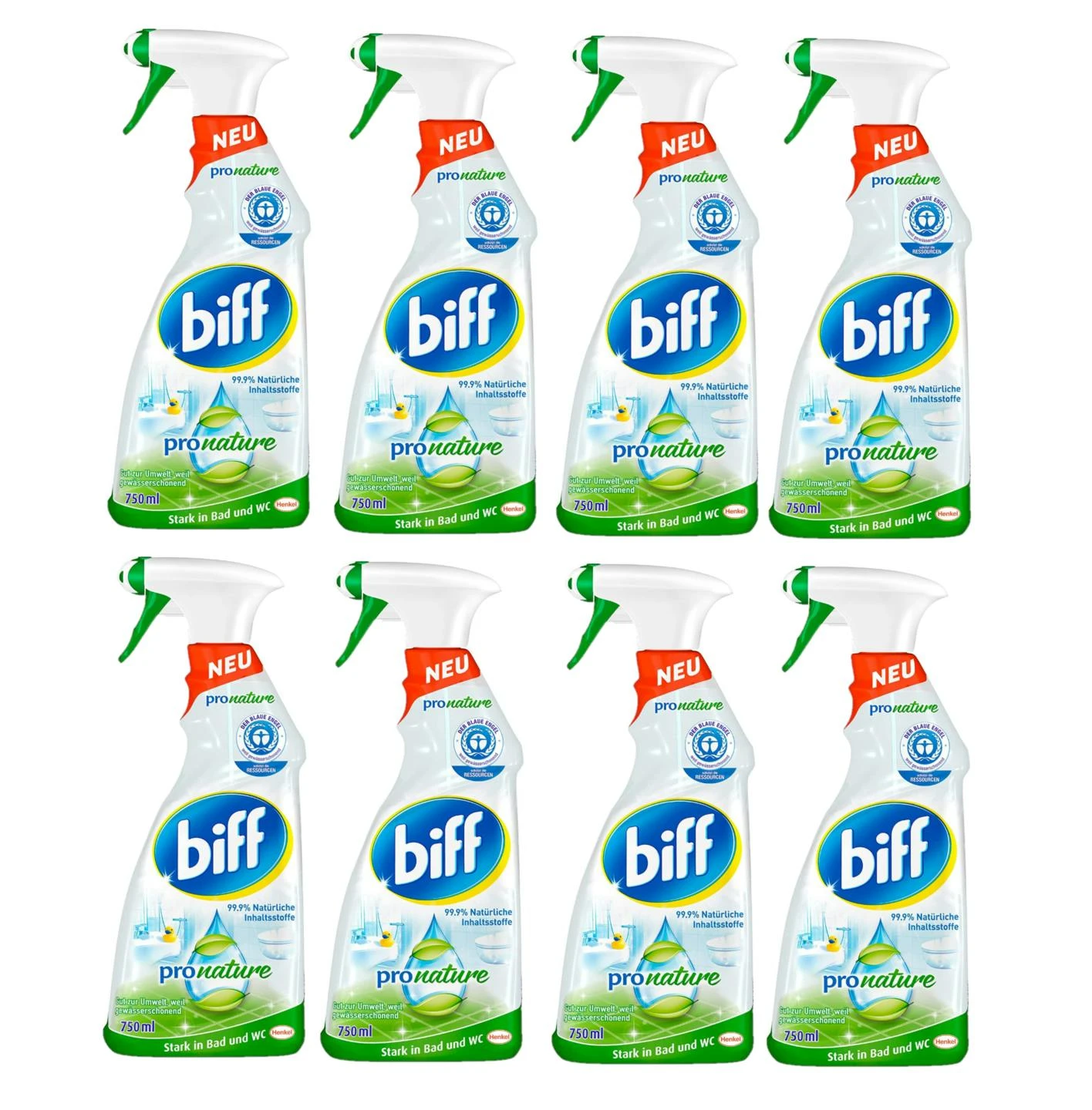 Biff Pro Nature 750 Ml Badreiniger Sprühflasche Reiniger Reinigungsmittel 3 Biff Pro Nature 750 Ml Badreiniger Sprühflasche Reiniger Reinigungsmittel – Bild 3
