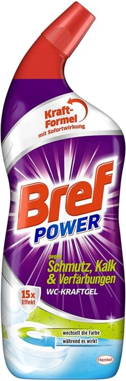 Bref Power WC KraftGel 15x Effekt 750 Ml WC Reiniger Reinigung Badreiniger