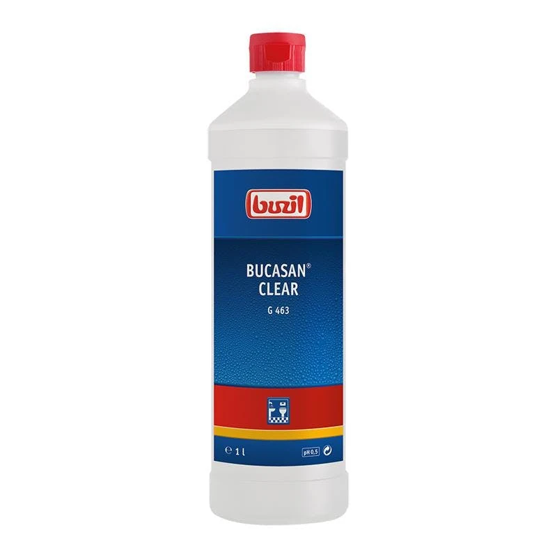 Buzil G 457 Bucasan Sanibond Viskoser Sanitärunterhaltsreiniger 1 L Flasche 2 Buzil G 457 Bucasan Sanibond Viskoser Sanitärunterhaltsreiniger 1 L Flasche – Bild 2