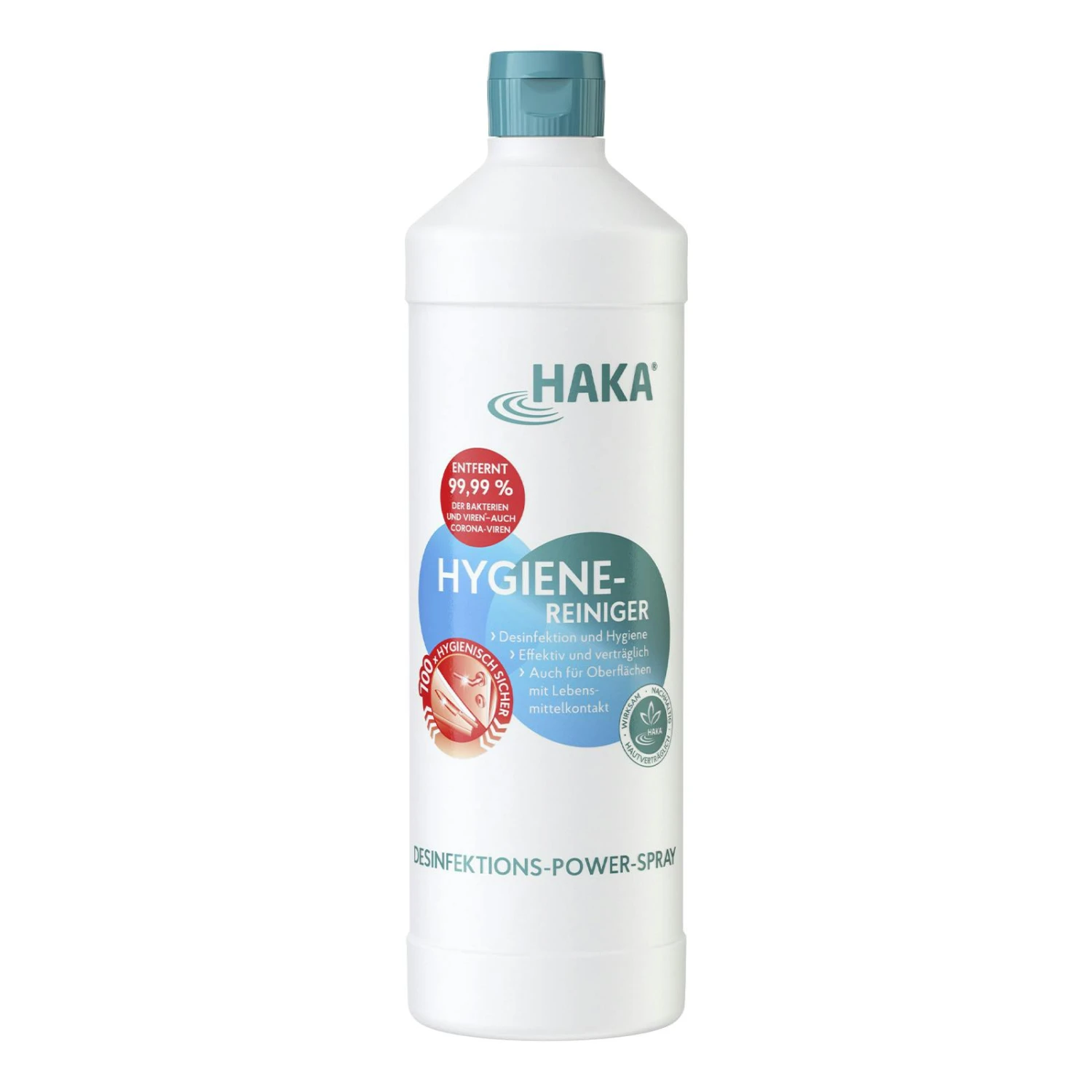 HAKA Hygienereiniger, 1 Liter Nachfüllflasche Für Spray 1 HAKA Hygienereiniger, 1 Liter Nachfüllflasche Für Spray