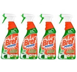 Bref Power Fett Eingebranntes Fettlöser Küchen Reiniger 4x750 Ml Sprühflasche