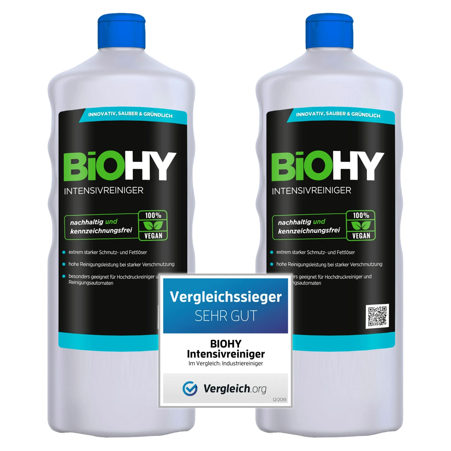 BiOHY Intensivreiniger Universal (9x1l Flasche) | Hochleistungs-INDUSTRIEREINIGER | Grundreiniger Ideal Für Hochdruckreiniger, Schaumarm 4 BiOHY Intensivreiniger Universal (9x1l Flasche) | Hochleistungs-INDUSTRIEREINIGER | Grundreiniger Ideal Für Hochdruckreiniger, Schaumarm – Bild 4