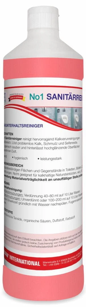 ARCORA Sanitärunterhaltsreiniger BILANZ FRESH, 1L 3 ARCORA Sanitärunterhaltsreiniger BILANZ FRESH, 1L – Bild 3