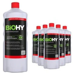 BiOHY Sanitärreiniger (1l Flasche) | Kalkzersetzendes Konzentrat Für Den Sanitärbereich | Badreiniger Mit Angenehme & Frischen Duft | EXTRA STARK -Haushaltspower Deutschland Verkaufs-Shop db136bf3 bd5c 4156 8100 92a1df108a54 3