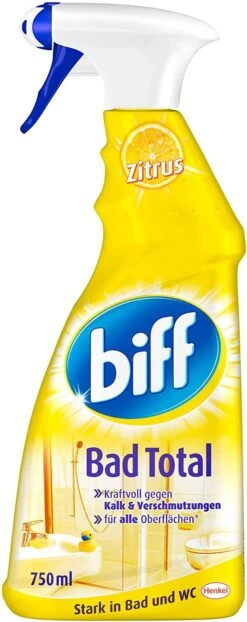 Biff Bad Total Zitrus Badreiniger Bad Reiniger Badezimmer 2x750 Ml Sprühflasche -Haushaltspower Deutschland Verkaufs-Shop df142231 2bd4 42d2 9f63 f1111f42c07e