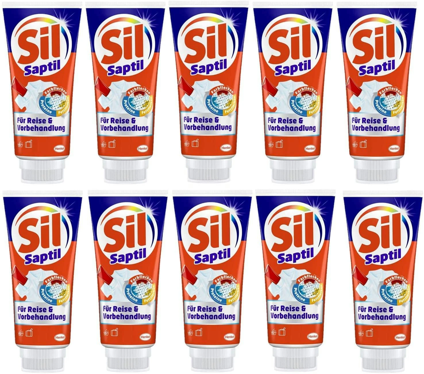 Sil Saptil Für Reise Vorbehandlung 5er Pack Universal Fleckenentferner 5x200 Ml 3 Sil Saptil Für Reise Vorbehandlung 5er Pack Universal Fleckenentferner 5x200 Ml – Bild 3