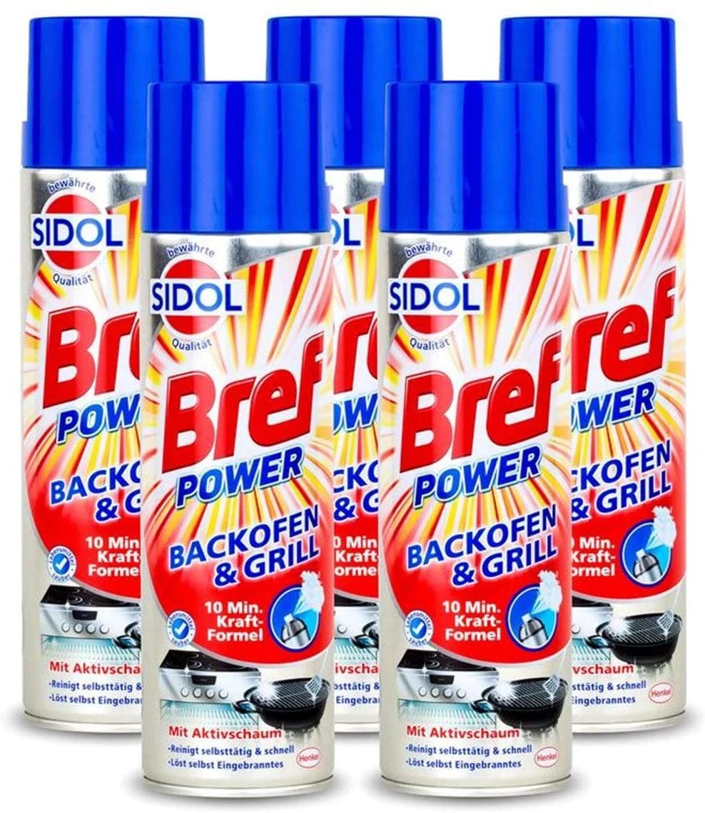 Bref Power Ceran & Stahl 6er Pack Edelstahl Reinigung 6x500 Ml Reinigungsmittel 5 Bref Power Ceran & Stahl 6er Pack Edelstahl Reinigung 6x500 Ml Reinigungsmittel – Bild 5