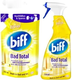 Biff Bad Total Zitrus Badreiniger 750ml Sprühflasche Reiniger Reinigungsmittel -Haushaltspower Deutschland Verkaufs-Shop f2cd8fac 5493 4519 b41a 9c766a2711bf 2