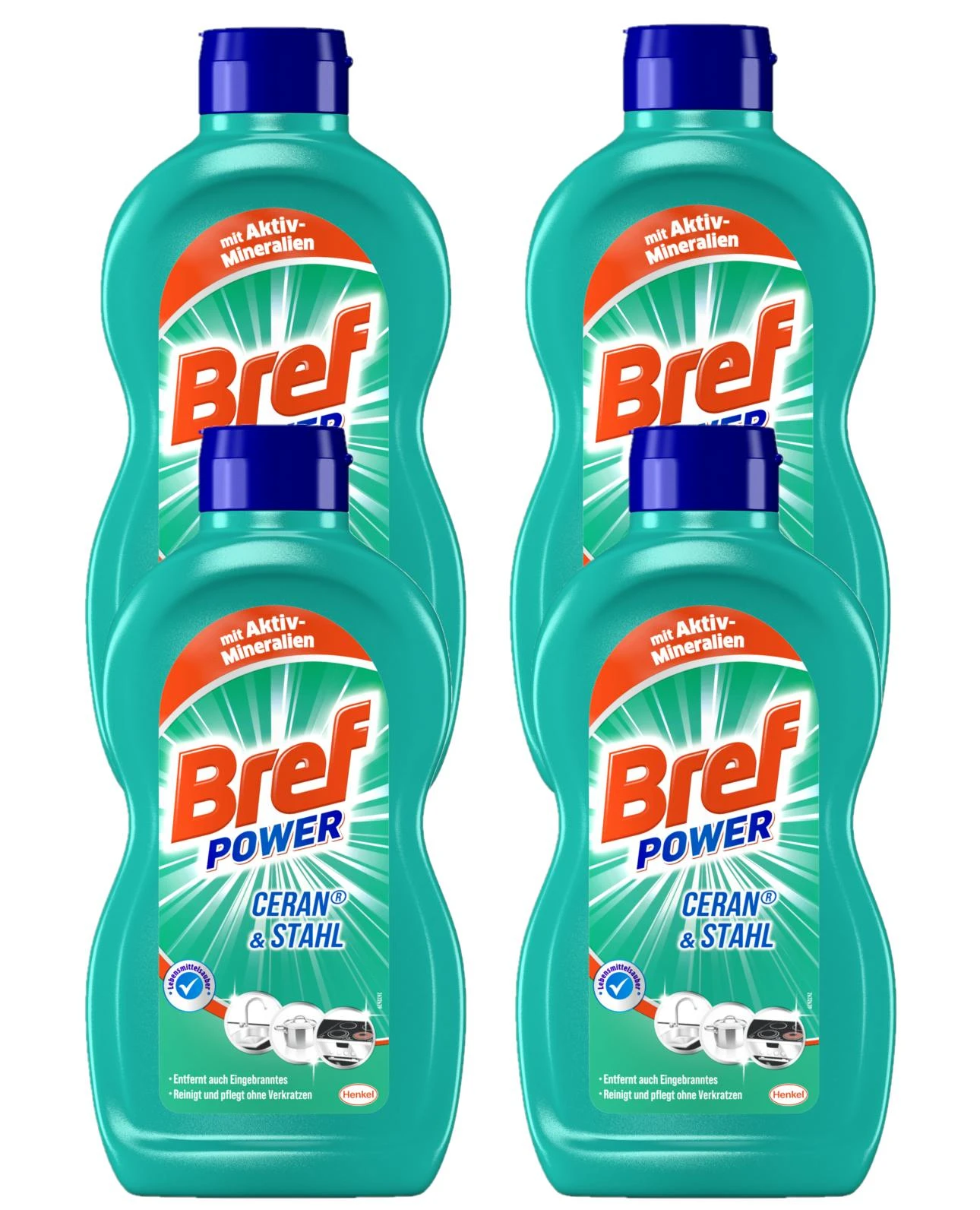 Bref Sidol Ceran & Stahl Reiniger Entfernt Auch Eingebranntes 3x500ml Sauberkeit 2 Bref Sidol Ceran & Stahl Reiniger Entfernt Auch Eingebranntes 3x500ml Sauberkeit – Bild 2